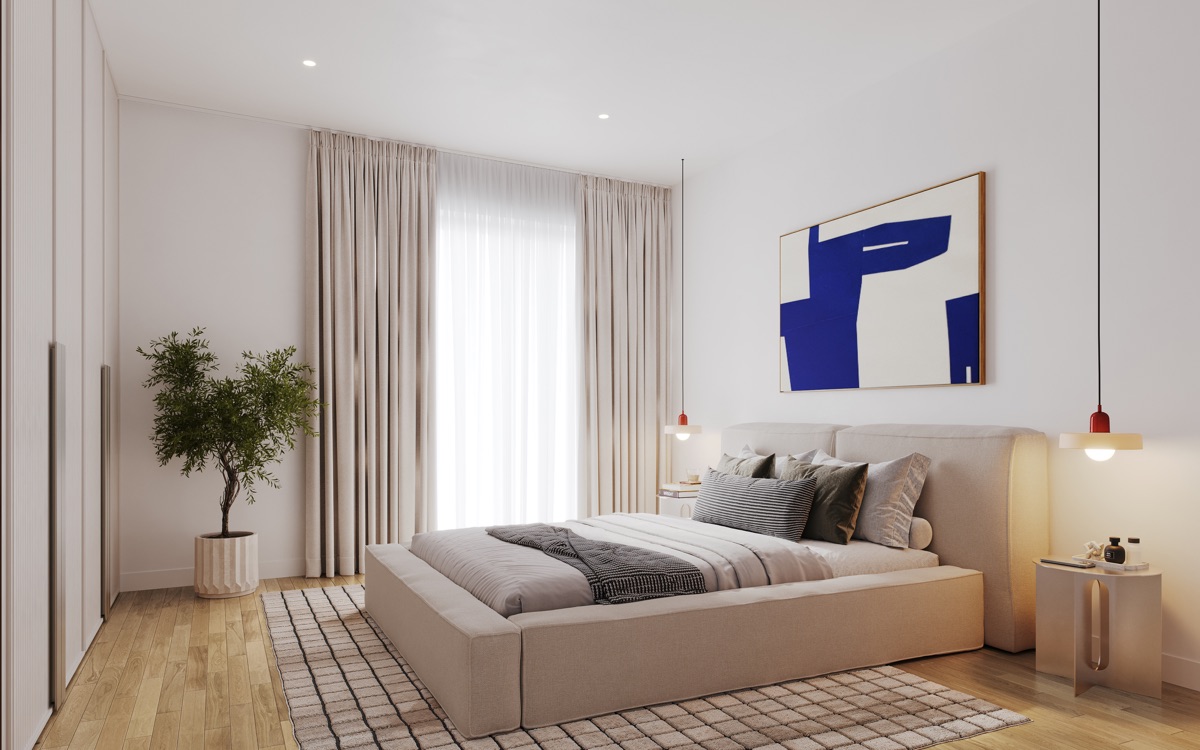 Schlafzimmer (Visualisierung)